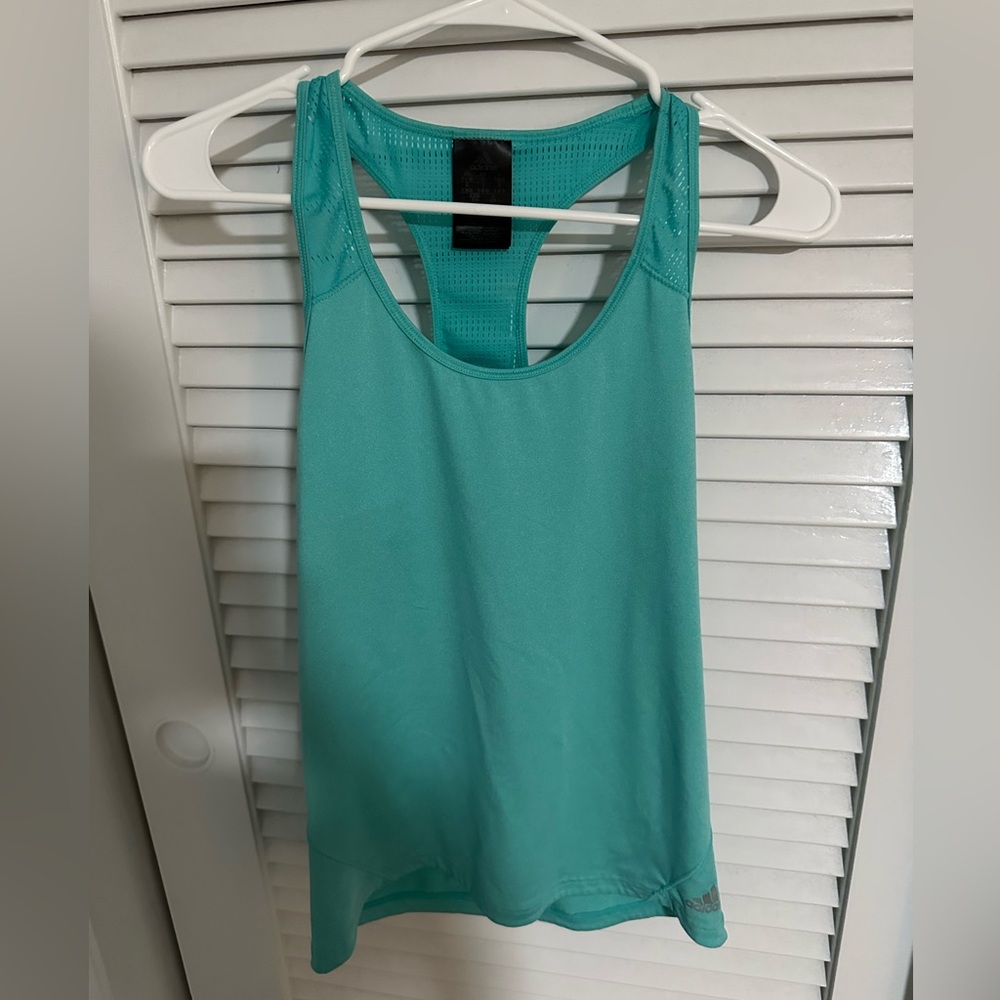 Blue Adidas size small workout shirt !
